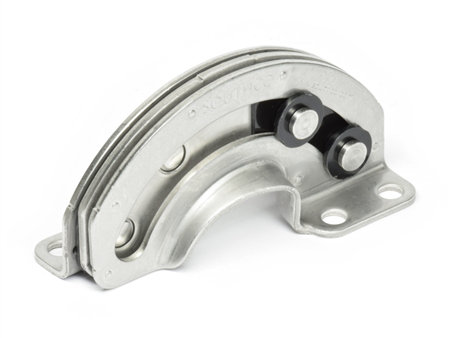 Southco marine roller-style concealed hinge with 180 degree opening and stainless steel finish
