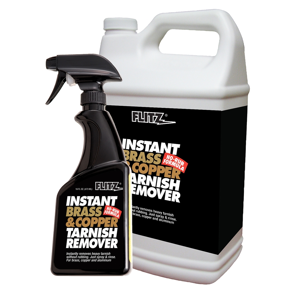  Flitz BC 01810 Instant Brass and Copper Tarnish Remover,  1-Gallon, Small : Health & Household