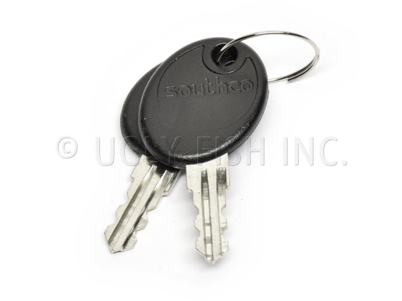 SouthCo RV Camper Push Button Lock Keys Cut to R001,R002,R010 2 